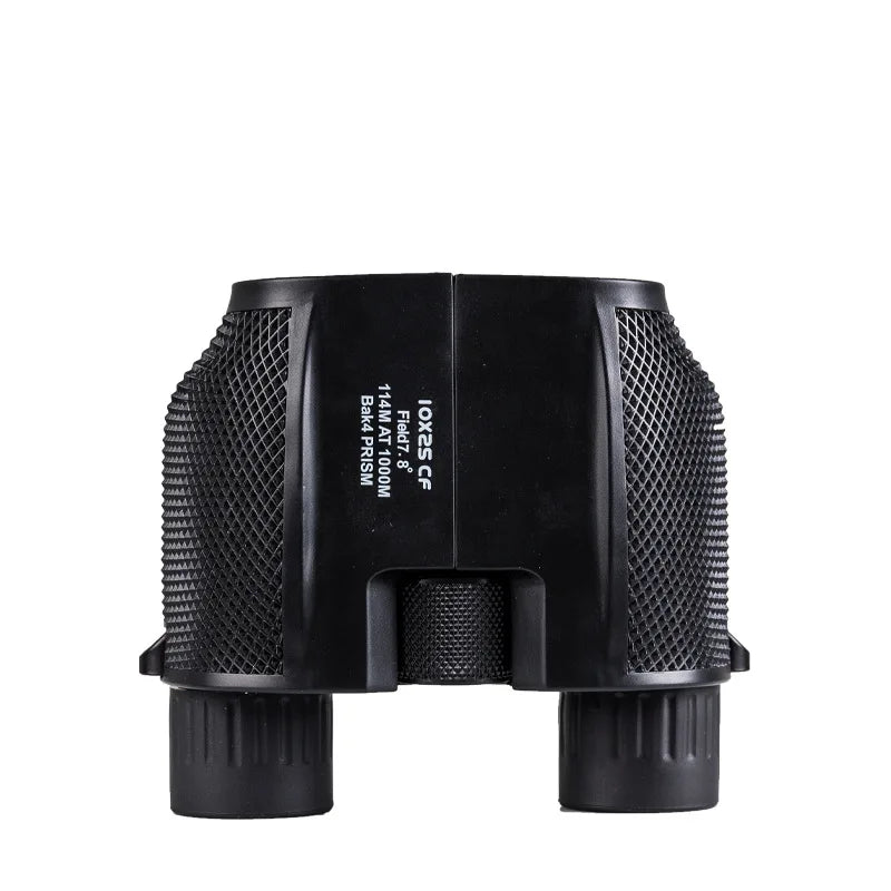 Binoculars 10X25 HD Mini Portable Telescope BAK4 FMC Coated Telescope Outdoor Bird Watching Hunting Travel Camping Ball Game