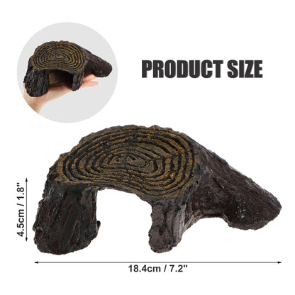 UXCELL Reptile Float Island Turtle Basking Platform Simulated Lawn Aquarium Turtle Ladder Climbing Fish Tank Habitat Accessories