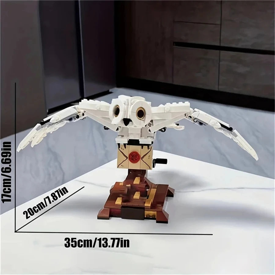 New Magic Movie Fire Phoenix Chinese Fly Divine Beast Building Blocks Bricks Mythical Animal Bird Model Assembled Toy Kid Gifts