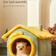 The kennel is universal in all seasons, the house type is small, the dog can be dismantled and washed, the dog house cat litter