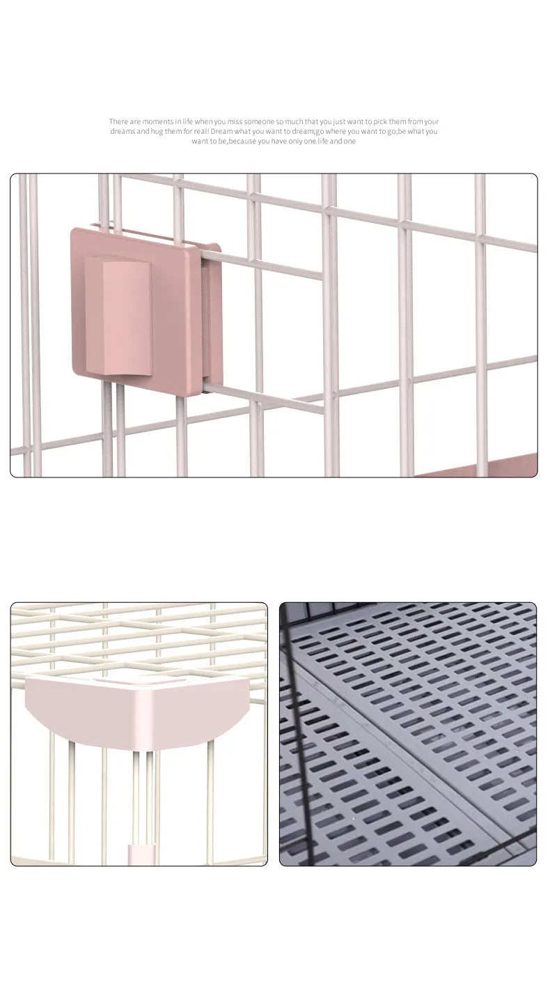 Double Drawer Rabbit Cage Pets Animal Cages Hamster Cages With Wheels