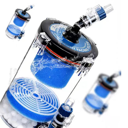 External Aquarium Filter Quiet External Canister with Sponge Bucket No Pump Suitable for Sea/Fresh water Fish Tanks Filtration