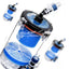 External Aquarium Canister Filter Quiet Sponge Filter Bucket No Pump Suitable for Seawater Freshwater Fish Tanks Seaweed Tanks