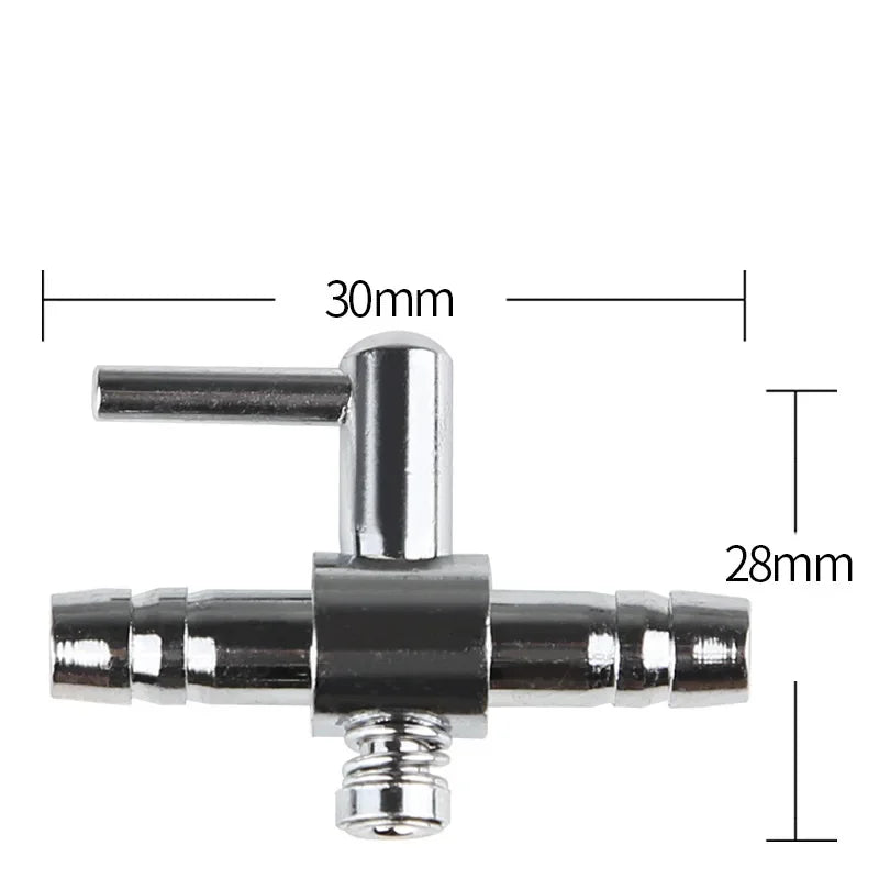 Aquarium 1-8 Way Air Splitter Valve Fish Tank Air Pump Flow Splitter Distributor Pump Valve Tap Lever Control Switch Valve