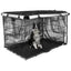 Dog Cage Cover Silver Coated Oxford Cloth Dog Kennel Cover Breathable Double Door Cage Cover Crate Cover With Ventilation