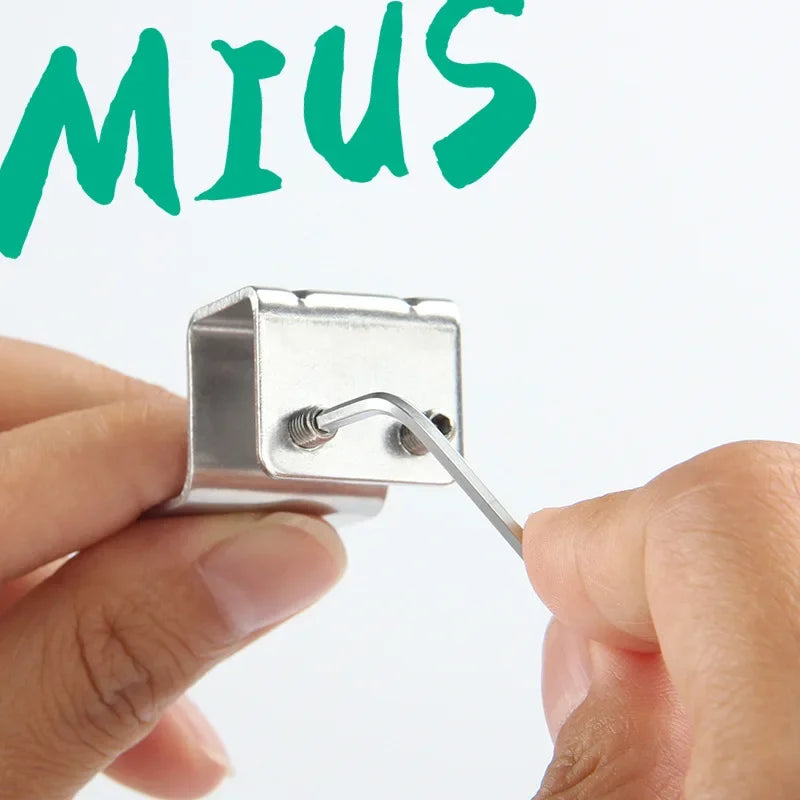 MIUS Stainless Steel Misting Sprinkler Hanger Wall Mount Durable Sprinkler Glass Hook Terrarium Greenhouse Fog Mist System