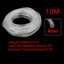 UXCELL Aquarium Flexible Pump Hose Oxygen Circulate Pipe Silicone Tube Water Connector ID 4mm Parts Tools Fish Tank Accessories