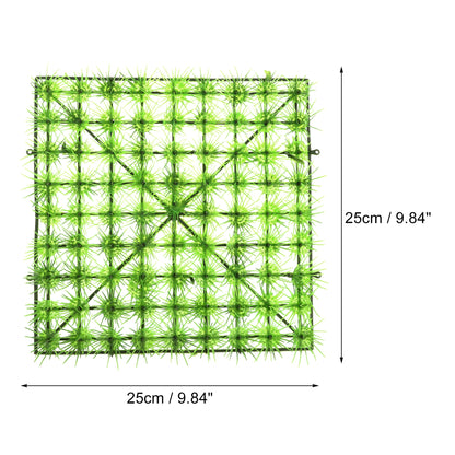 UXCELL 2 Pcs Aquarium Artificial Plastic Lawn Water Weeds Ornament Grass for Fish Tank Landscape Plants Decoration Accessories