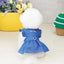 Dog Dress for Small Dogs Girl Clothes Dog Denim Dress Puppy Skirts Summer Pet Dress with Harness Hole for Small Medium Dogs Cats