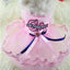 Dog Wedding Dress Cotton Lace Floral Dress For Small Dogs Chihuahua Summer Puppy Dress Pomeranian Princess Tutu Yorkshire Clothe