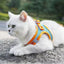 Pet Dog Cat Harness Escape Proof Safe Cat Vest Harness for Walking Outdoor Reflective Step-in Soft Mesh Pet Jacket
