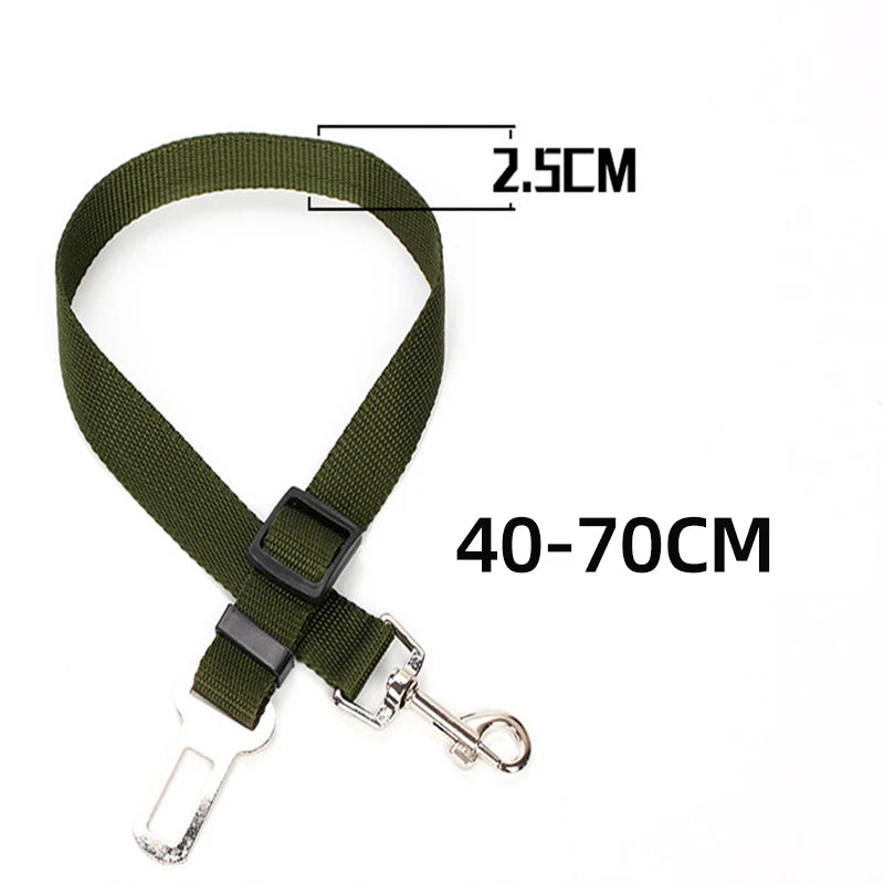 Pet Dog Cat Car Seat Belt Medium Dogs Travel Clip Adjustable Harness For Medium Dogs Seatbelt Lead Leash Pet Supplies