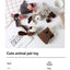 Dog Sounding Toy Molar Training Decompress Interactive Bite Resistant Donkey Shape Plush Toys Pet Supplies