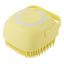 Silicone Dog Bath Massage Gloves Brush Pet Cat Bathroom Cleaning Tool Comb Brush for Dog Can Pour Shampoo Dog Grooming Supplies