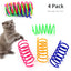 Pet Cat Self-hey Toy Colored Spring Jumping Funny Cat  Tumblers Toy Cat Supplies Pet Products for Cats Cat Toys Interactive