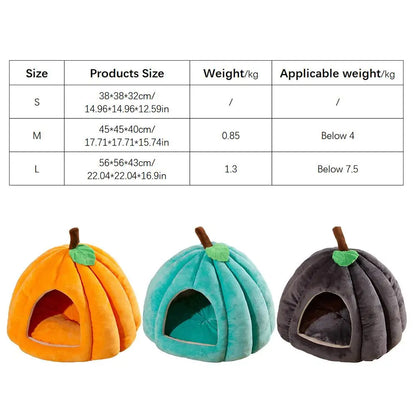 New Autumn And Winter Cat And Dog Semi-enclosed Pet Nest Four Seasons Universal Warm Cat Villa Small Dog Mat Dog Nest