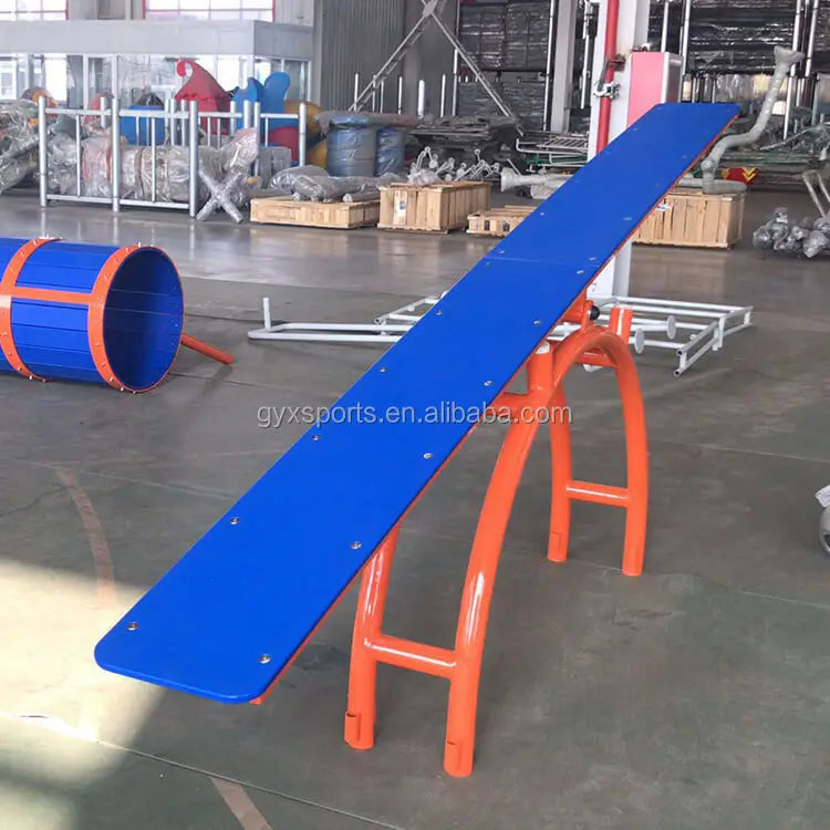 GYX Seesaw Agility Training Tool Will Challenge Dogs of All Breeds to Balance and Gain Control Over the Dog Park Equipment