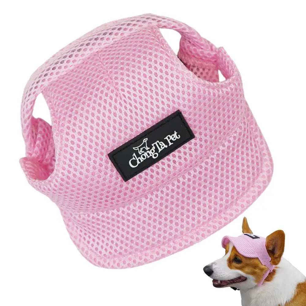 Pet Hat Dog Baseball Hat Sun Visor Hat With Ear Holes Dog Outdoor Sport Sun Protection Baseball Hat For Small To Large Dogs