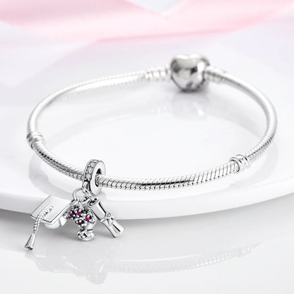 MULA 1PC Coffee Pet Moon Star Silver Plated Pendant Fit Original Snake Chain Charm Bracelet DIY Women Jewelry Gift