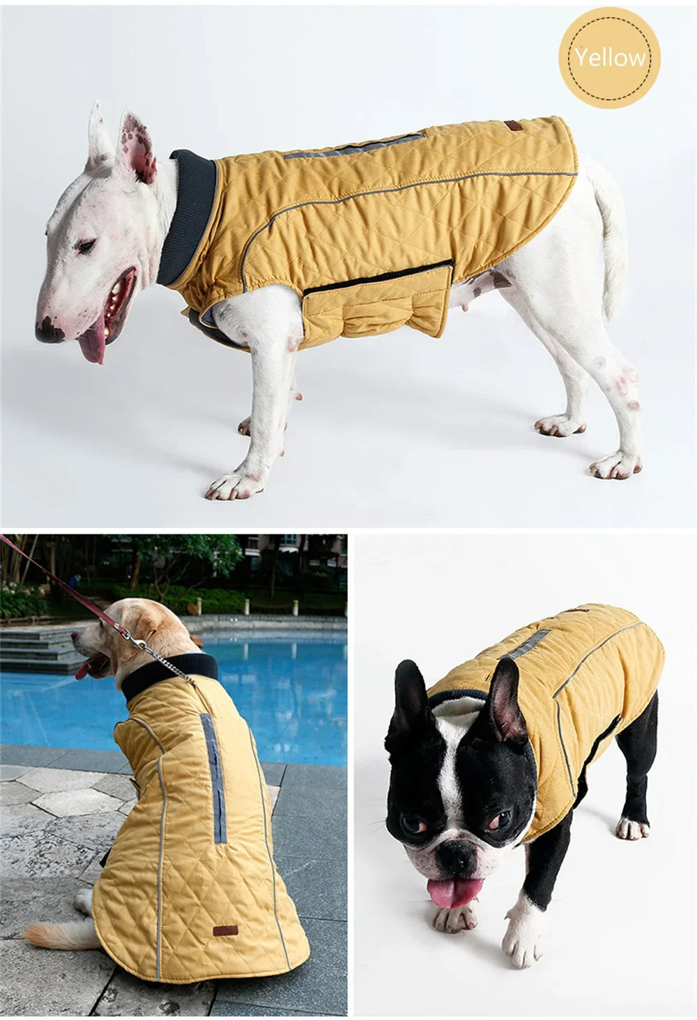Retro Style French Bulldog Pet Coat Jacket Winter Warm Big Dog Clothes for Medium Large Dogs Pug Bull Terrier mascotas Clothing