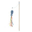 Fashion Cat Wand Toy, Natural Wooden Cat Teaser Wand for Cat, Interactive Elastic String Cat Stick Pole Toy for Indoor Cats