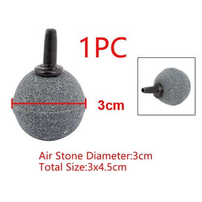 UXCELL Air Pump Sand Stone Set Aquarium Oxygen Parts Air Stone Bubble Fish Tank Aerator Ball Shaped Mineral Bubble Accessories