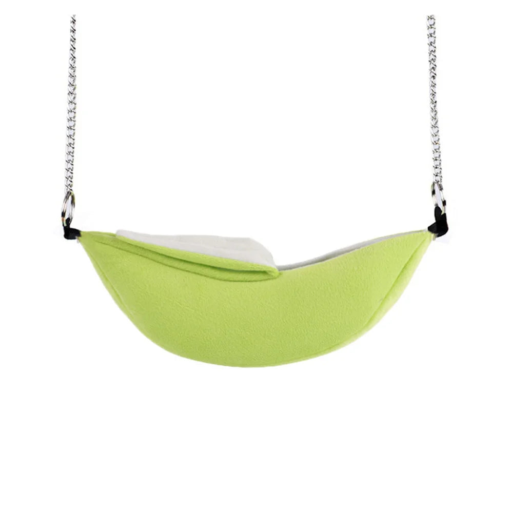 Cute Hamster Bird Cage Hammock Winter Warm Little Pet House Home for Sugar Glider Chipmunks Parrot mascotas Sleeping Bags Beds
