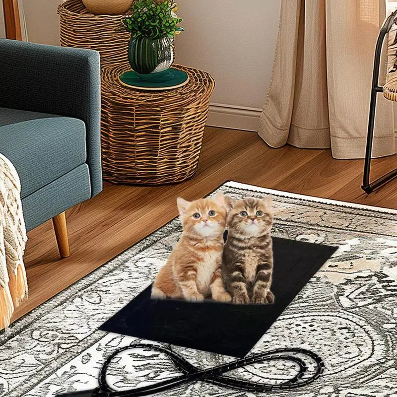 Reptile Heat Pad USB Dog Warming Heating Mat Waterproof Terrarium Heating Equipment 9.8x11.8 Inches Terrarium Pet Warmer Pad