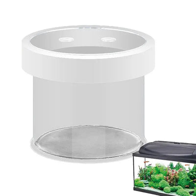 Floating Hatching Box Fish Tank Hatching Incubator Acrylic Aquarium Breeder Feeder Fine Mesh Aquarium Breeder Box Fish Breeding