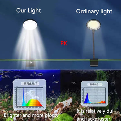 7W Aquarium Light LED Waterproof Fish Tank Lighting Underwater Fish Lamp Aquariums Decor Plant Lamp Mini fish tank light