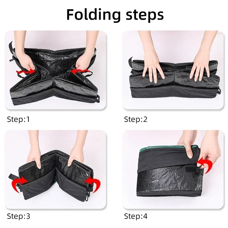 Cat Litter Box Dog Toilet Tray Portable Outdoor Waterproof Reusable Travel Oxford Litter Pan for Outdoor Travel Cat Supplies