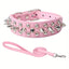 Dog Collar Leather Stylish and Durable Leash Medium Harness Dogs Backpack Collars Harnesses Wears Necklaces