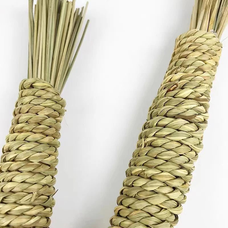Natural Straw Rope Carrot Hamster Molar Chew toy Small Pets Toys For Hamster Rabbit Grinding Groducts Gnaw Toy Supplies Hot