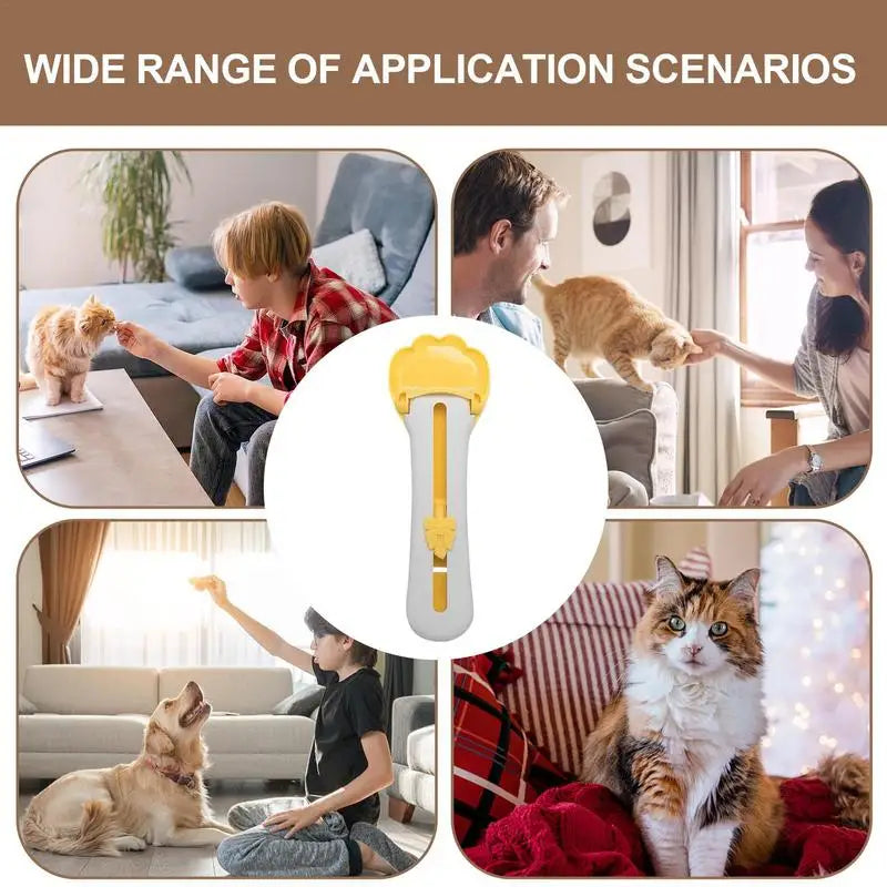 Cat Wet Food Spoon Lickable Cat Treats Dispenser Spoon Wet Treat Cat Feeder Spoon Feeding & Watering Supplies For Cats