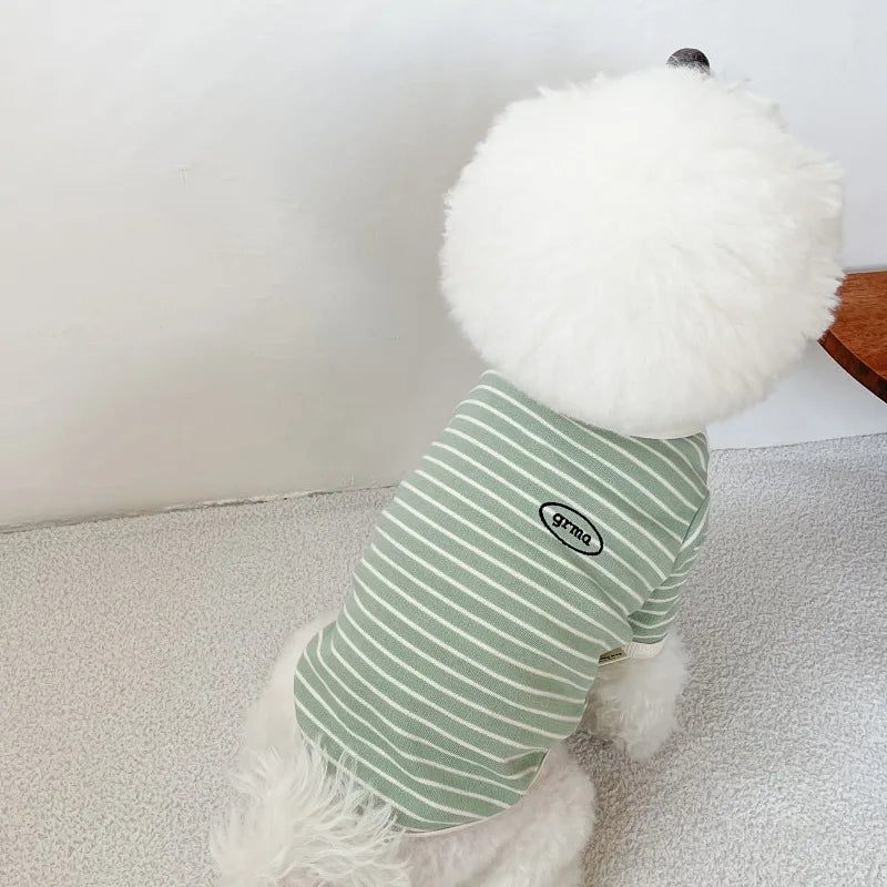 Dog Clothes for Small Dogs Cotton Dog Vest All Seasons Soft Dog Undershirt Chihuahua Bichon Costume Puppy Hoodie Dog T-Shirt