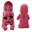 Puppy Raincoat Water-resistant Dog Overalls Raincoat Waterproof Dog Clothes Reflective Small Dogs Rain Jumpsuit Pet Accessories