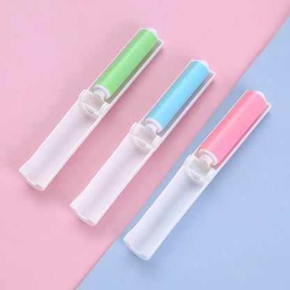 Washable Lint Sticking Roller Portable Pet Hair Remover Tool Reusable Roller Brush for Sofa Clothes Dog Cat Hair Sticking Roller
