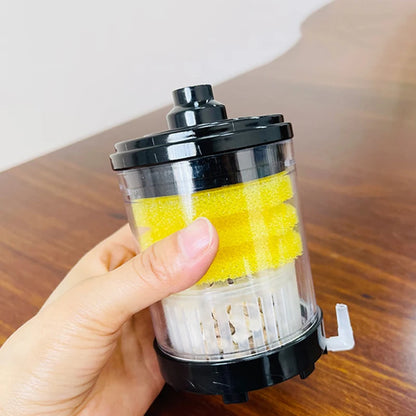 Aquarium Fish Poop Stool Toilet Manure Suction Filter Collector Fish Tank Biochemical Sponges With Media Balls Oxygen Increasing