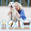 Multi-functional Dog Leash Strong and Soft Real Leather Dog Leash Adjustable Hands Free Crossbody Double Dog Leash for All Dogs