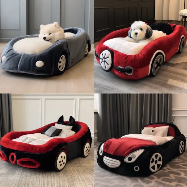 Cross-border original hot sale, human dog bed, sports car pet nest, oversized pet sofa, indoor pet