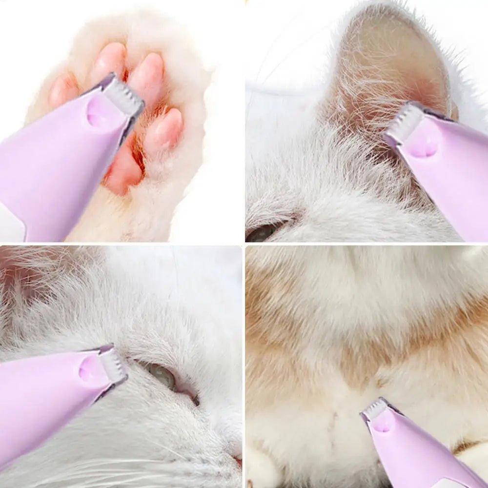 Paw Trimmer For Dogs Dog Paw Pad Trimmer With Led Auxiliary Lighting Noise-Free Led Auxiliary Lighting Paw Pad Trimmer For Cats