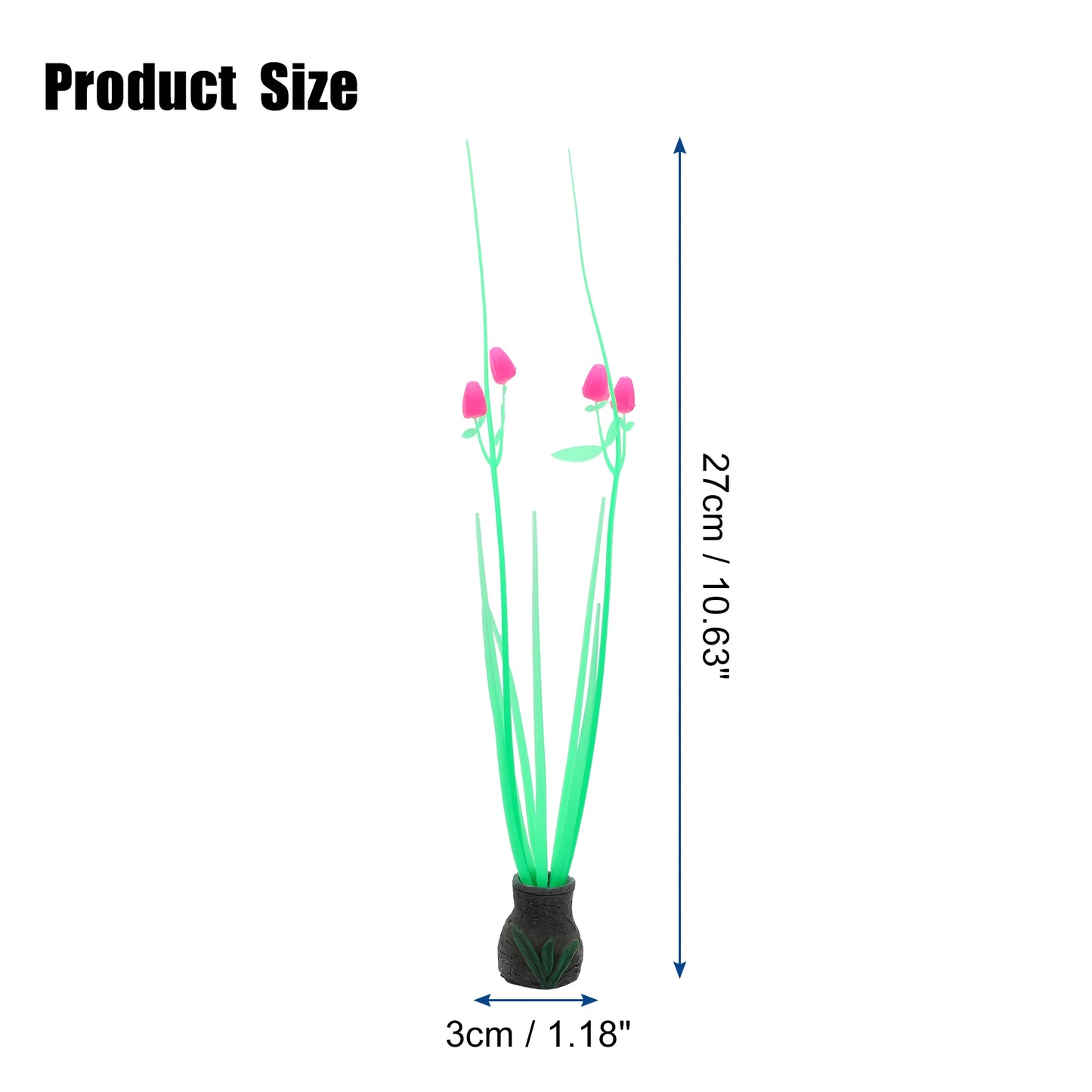 UXCELL Silicone Luminous Plants Glowing Simulation Coral Aquarium Artificial Fluorescence Deco Ornament Fish Tank Accessories