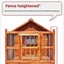 Outdoor Waterproof Solid Wood Kennel Medium and Large Dog Golden Retriever Kennel House Rainproof Outdoor Four Seasons