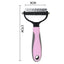 Animal Hair Brush Dog Grooming Brush Pet Hair Remover for Matted Long and Short Curly Haired Cats Pet Supplies Dog Accessories