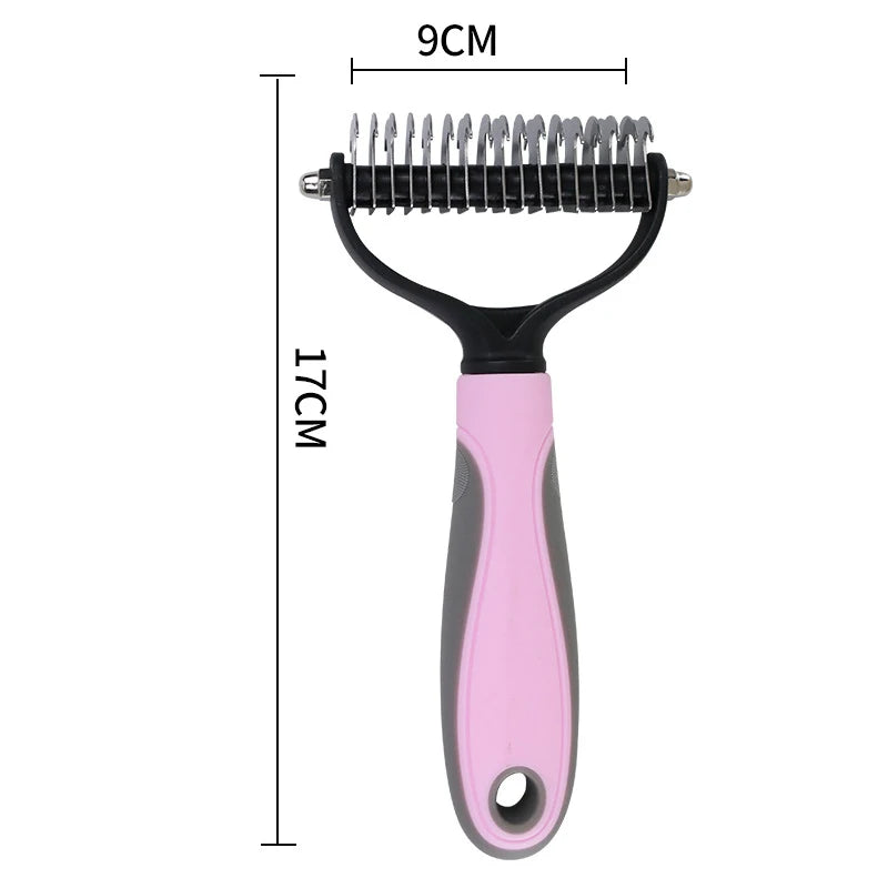 Animal Hair Brush Dog Grooming Brush Pet Hair Remover for Matted Long and Short Curly Haired Cats Pet Supplies Dog Accessories