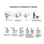 Mouth Leashes for Dogs Padded Adjustable Dog Head Harness Leader Leashes for Dog over Mouth Training Leashes Dog Head Collar