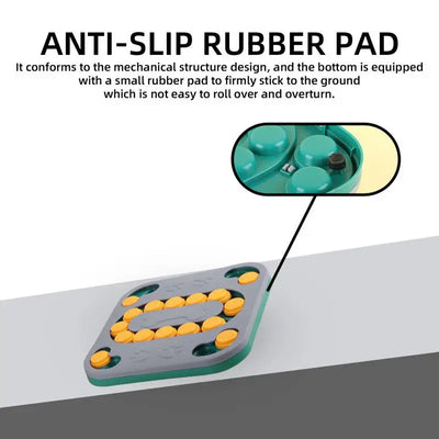 Dog Food Puzzle Feeder Puppy Treat Toy Food Dispenser Interactive Dog Toy Slow Feeder For IQ Training Treat Dispensing Aid Pets