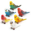 Simulated bird parrot children's ornament toy