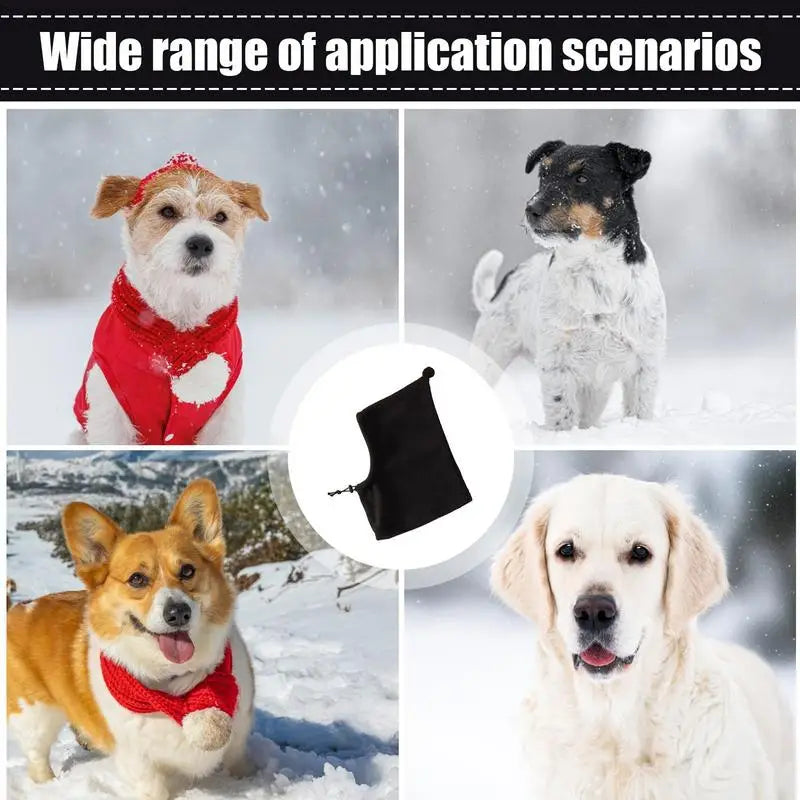 Dog Snood Head Wrap Dog Hats Winter Hat With Noise Protection Thick And Warm Winter Hat Dog Ear Cover For Hiking Camping