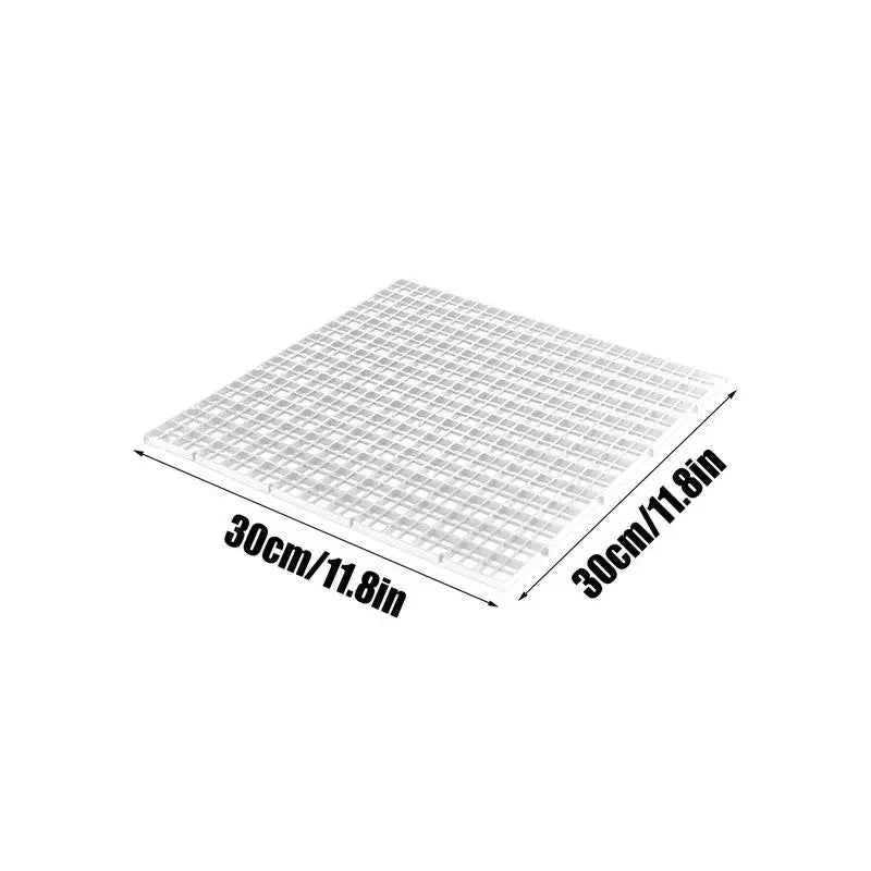 Fish Tank Lid 4pcs Multifunctional Aquarium Cover Lid Turtle Basking Area Aquarium Filter Plate Anti-Jumping Terrarium Lid